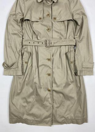 Женский классичный тренч dolce&amp;gabbana cotton belted trench coat3 фото