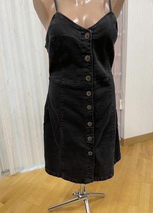 Джинсовый сарафан mango