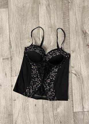 Шикарный корсет с камнями своровски lascana 75a