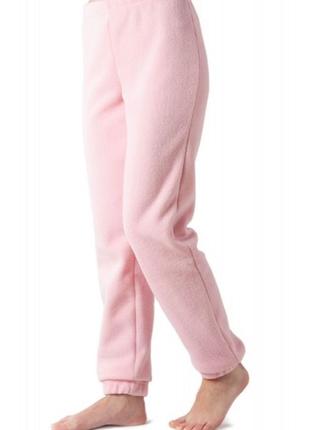 Женские флисовые брюки вов007 теплые розовые хорошего качества xs - 3xl