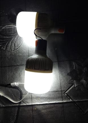 ✅️кемпинговая лампа фонарь 60w usb лампа аварийный свет