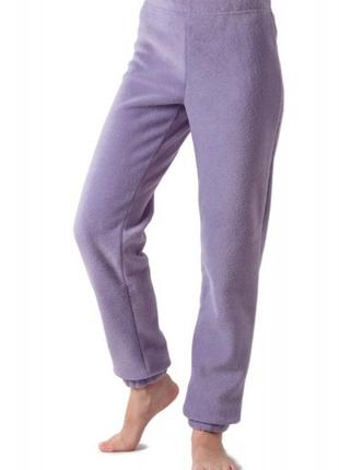 Жіночі флісові штани вв007 теплі фіолет гарної якості xs - 3xl