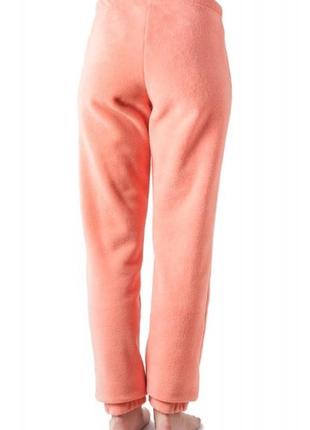 Жіночі флісові штани вв007 теплі персик гарної якості xs - 3xl5 фото