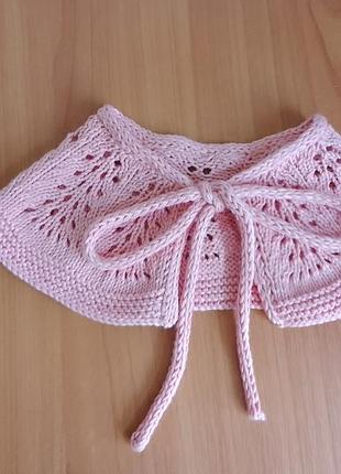 Вязаний комірець