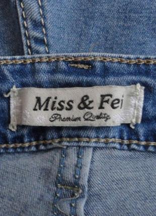 Супер брендовые  джинсовые шорты  бермуды  бриджи хлопок miss& fei5 фото