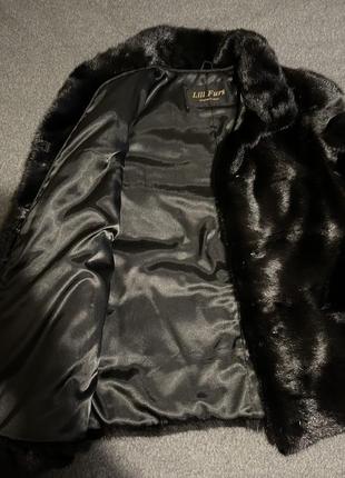 Норковая шуба поперечка автоледи