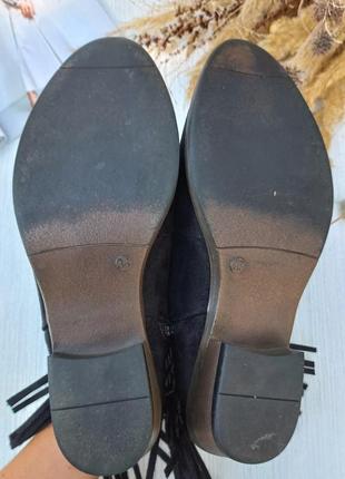 Демисезонные ботинки с бахромой3 фото