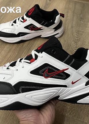 Кроссовки nike m2k tekno black white red
