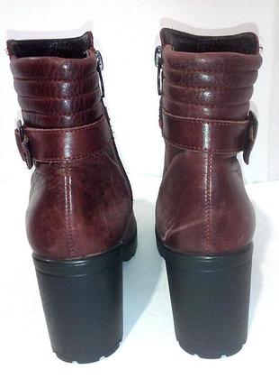 🥾 стильные кожаные ботинки еврозима, р.37 код b3752