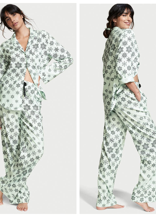 Victoria´s victorias secret виктория сикрет пижама, костюм для сна flannel long pj set