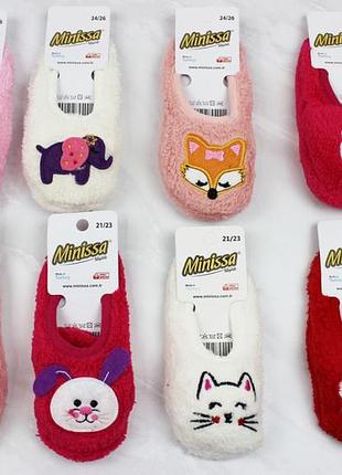 Махровые следы для девочки пинетки девчачьи утепленные следы