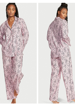 Victoria ́s victorias secret віктория сикрет піжама, костюм для сну flannel long pj set