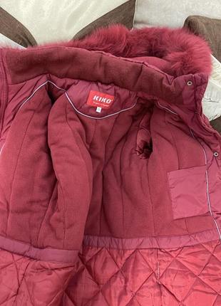 Зимова куртка на дівчинку 9-11 років2 фото