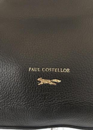Шикарная и стильная сумка известного бренда paul costelloe, кожаная, очень хорошее качество, стильный дизайн4 фото