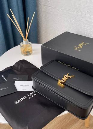 Шкіряна сумка в стилі yves saint laurent2 фото