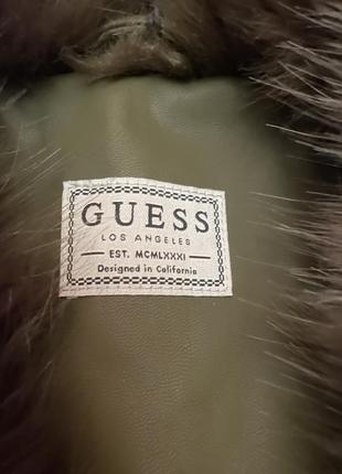 Стильна тепла осінньо-зимова жилетка guess оригінал3 фото