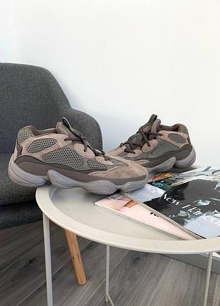 Кроссовки yeezy 500 clay brown