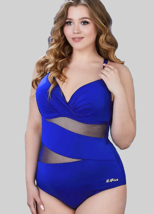 Цельный купальник с сеткой z.five 4 цвета 86054мш