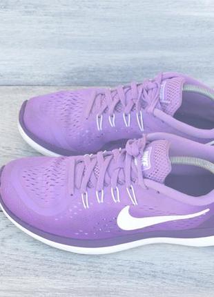 Nike free run женские спортивные кроссовки фиолетового цвета оригинал 40 41 размер4 фото