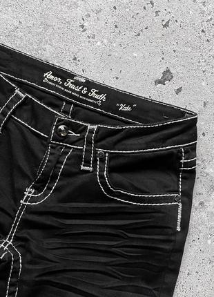 Amor trust&amp;truth women’s true religion style black denim jeans женские джинсы, брюки4 фото