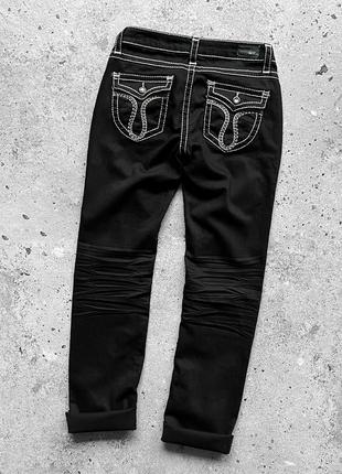 Amor trust&amp;truth women’s true religion style black denim jeans женские джинсы, брюки6 фото