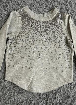 Кофточка дитяча. дитячий світшот. кофточка в паєтках.
