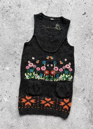 Desigual women's wool mohair dress платье, платье