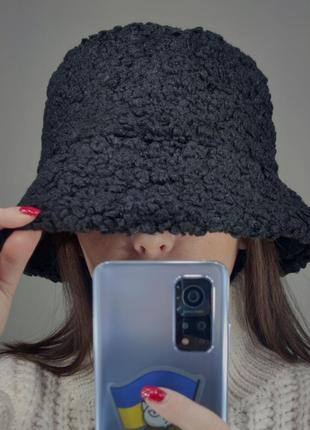 Двусторонняя панама зимняя теплая