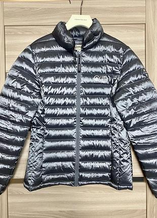 Пуховик женский norwegian brand серый серебристый ультра пуховик
