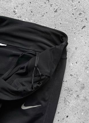 Nike women’s dri-fit black sport pants спортивні штани, термоштани для тренування6 фото