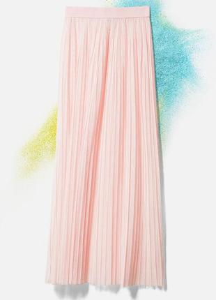 Фатиновая юбка розовая пудра от h&m 💗 coachella5 фото