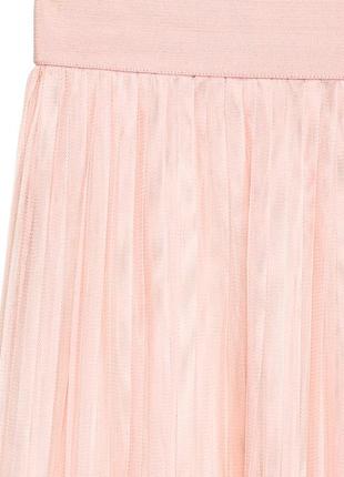 Фатиновая юбка розовая пудра от h&m 💗 coachella6 фото