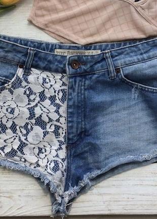 Джинсові шорти zara 38/10/m
