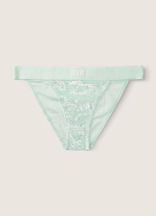 Бархатные трусики бикини victoria’s secret 🔥акция! 🔥 дарим скидку 20%