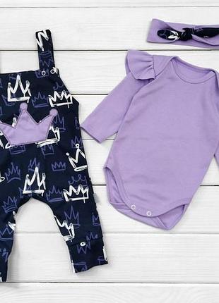 Боді ромпер і пов'язка me lovely - 440 грн