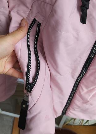 Пудровая куртка в стразиках с капюшоном jarius5 фото