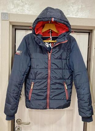 Куртка superdry sport puffer jacket size м