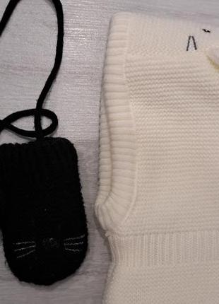 Дитяча шапочка тепла +рукавички