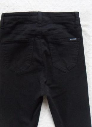 Стильные черные джинсы скинни c высокoй талией tally weijl, 34 размер.3 фото