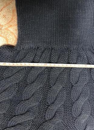 Вязаный свитер с капюшоном4 фото