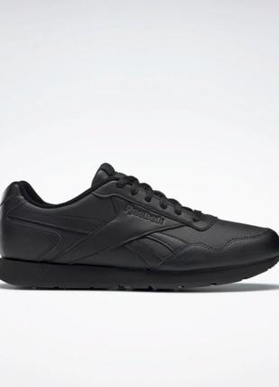Чоловічі шкіряні кросівки korte reebok royal glide нові оригінал чорні