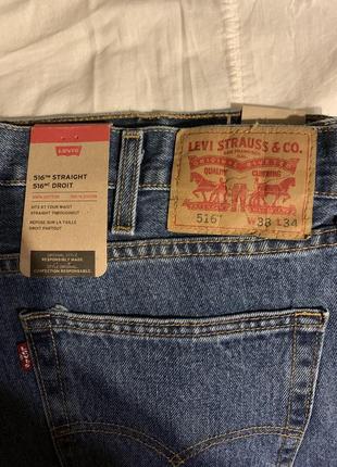 Мужские джинсы levis straight3 фото