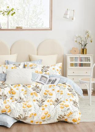 Комплект постельного белья семейный bella villa сатин (b-0331 fm)1 фото