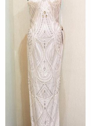 Скидка! изысканное вечернее свадебное коктейльное платье sue wong оригинал