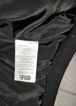 Фирменная теплая демисезонная куртка бомбер с капюшоном like flo (104 г.)7 фото