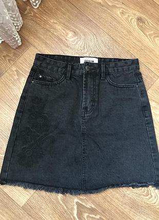 Крута джинсова спідниця 2