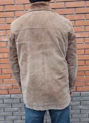 Куртка-піджак замшева3 фото