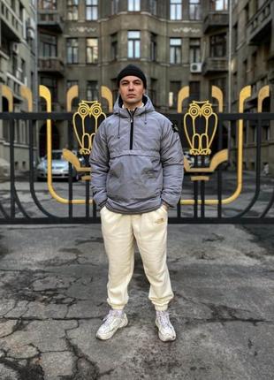 Анорак stone island сірий