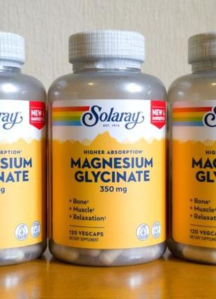 Магний глицинат, сша, глицинат магния с высокой усвояемостью, 350 мг