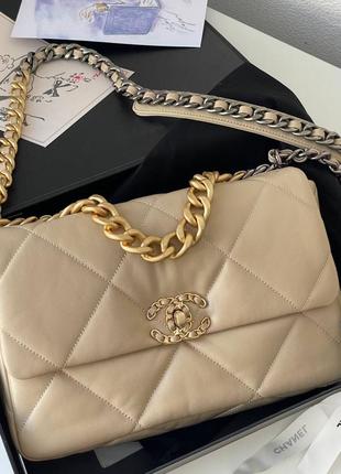 Сумка шанель chanel 19 flap bag